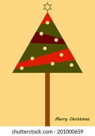 Merry Christmas. Christmas tree.