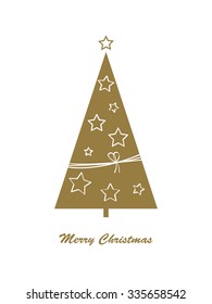 Merry Christmas. Christmas tree.