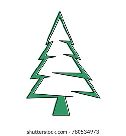 merry christmas tree abstract