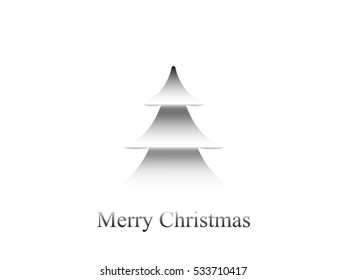 Merry Christmas tree background.