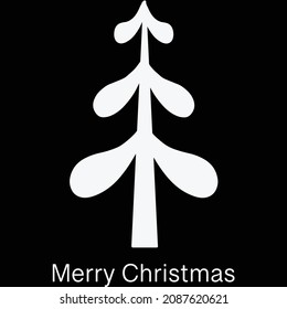 merry christmas tree background icon