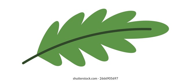 Merry Christmas tree branch element