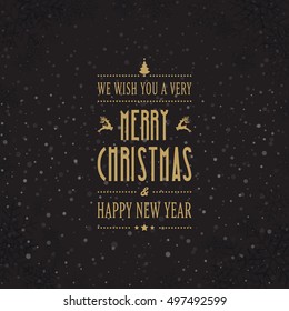 merry christmas tree card