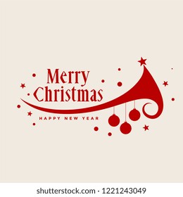 merry christmas tree decoration background