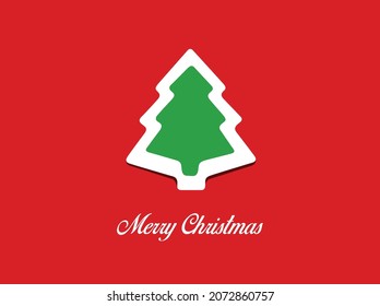  Merry Christmas tree icon. Christmas concept. vector illustrations