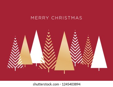 Merry Christmas Tree Icon Symbol Vector Illustration Background
