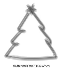 Merry christmas tree icon.Vector