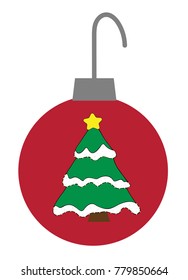 Merry Christmas Tree Ornament