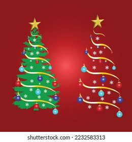 Merry Christmas Tree Vector Art, Icons, and Graphics