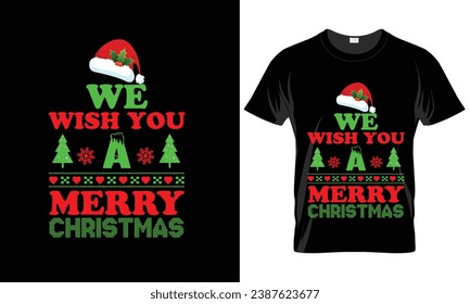 Merry Christmas Trend T-shirt Design Holly day