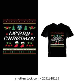 Merry Christmas t-shirt design 2021 new