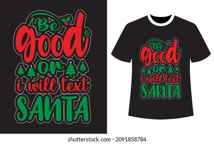 Merry Christmas Tshirt Design Christmas Tshirt