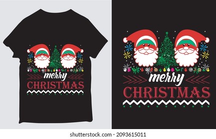 merry Christmas merry Christmas t-shirt design