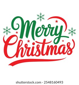 Merry Christmas T-shirt design, Christmas day typography t-shirt design, Christmas typography vector t-shirt design