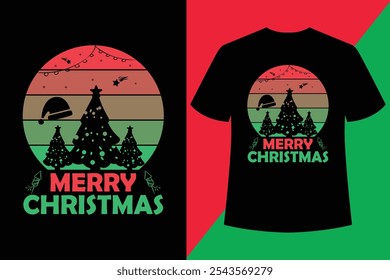 Design Feliz Natal T-Shirt, Design de camiseta de Natal, Design de camiseta