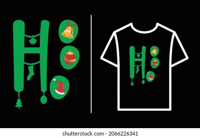 Merry Christmas T-shirt Design For Male Female