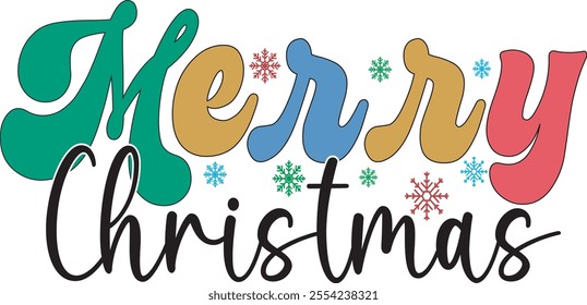 Merry Christmas T-shirt Design PNG