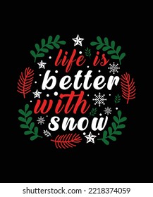 Merry Christmas T-shirt Design SVG
