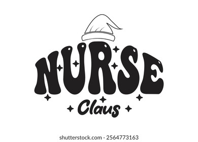 Merry Christmas T-shirt Design, Teacher Claus T-shirt Design, Nurse Merry Mama Christmas T-shirt Design