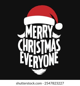 Merry Christmas T-Shirt Design Template 