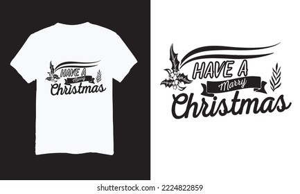 Merry Christmas t-shirt design vector, black background, we wish you Merry Christmas t-shirt design Christmas t-shirt.