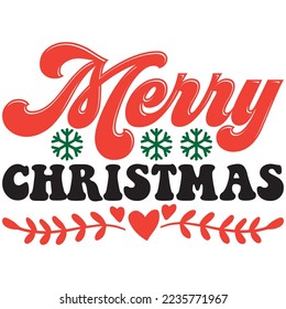 Merry Christmas T-Shirt Design Vector File