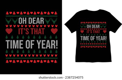 Merry Christmas T-Shirt Design Vector