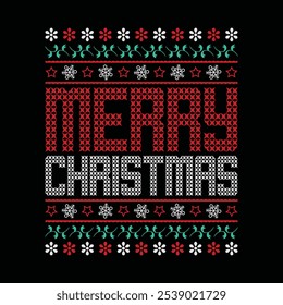 Merry Christmas T-shirt Design Vector  