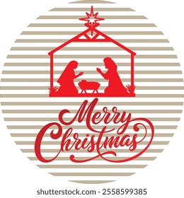 merry christmas t-shirt design vector art