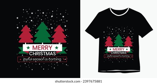 Merry Christmas t-shirt design, winter season Christmas shirt, Santa Claus vector t-shirt design, Christmas sweater design template, Christmas element vector bundled.