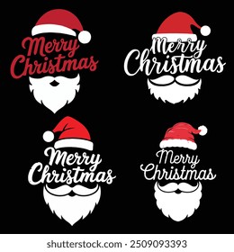Merry Christmas t-shirt with Santa 