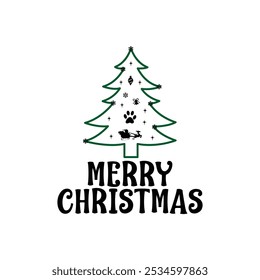 Merry Christmas t-shirt, Christmas typography vector T-shirt design, motivational and inscription quotes, Merry Christmas shirt print template, funny Christmas shirt design, Santa Claus