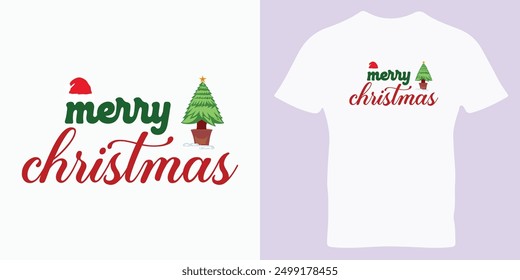 
Merry Christmas T-Shirt Vector Design, Creative Christmas t-shirt design. Santa Claus Merry Christmas tee, Christmas Shirt for Man and Women Great design for book cover, postcard, cut
 file.