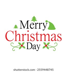 Merry Christmas t-shirt vector illustration
