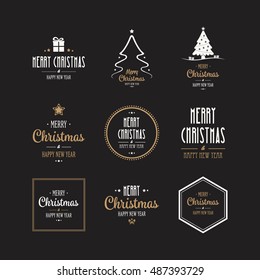 merry christmas type decoration ornaments