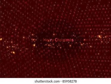 Fondo tipográfico de Feliz Navidad