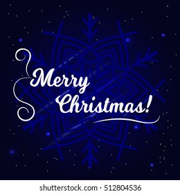 Merry Christmas Typographical