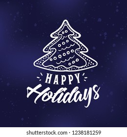Merry Christmas typography.