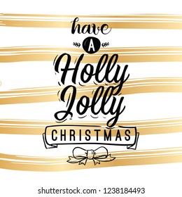 Merry Christmas typography.