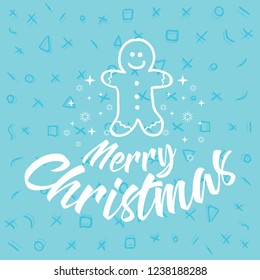 Merry Christmas typography.