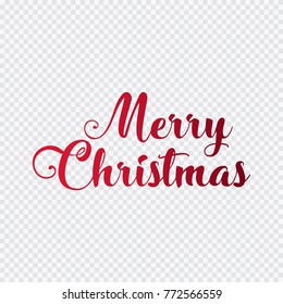 Merry Christmas Typography background