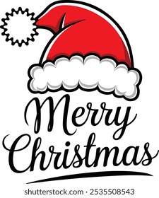 Merry Christmas Typography Design Creative Holiday Greeting Festive Text Merry Xmas Celebration Wishes Holiday Decoration