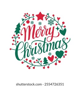 merry christmas typography design, merry christmas typography t shirt design vector