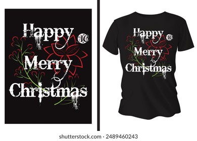 Merry Christmas typography Festival vector design for t-shirt, men, women and lady's dress, Modern and stylish abstract texture exotic design for cloth, paper, cover, fabric, interior décor