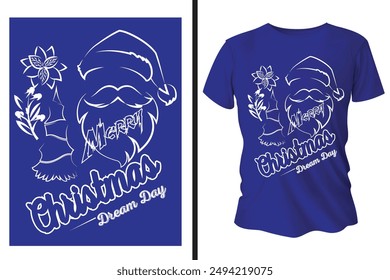 Merry Christmas typography Festival vector t-shirt design for men, women, boy's  girl's dress, Modern and stylish abstract texture exotic design for cloth, paper, cover, fabric, interior décor