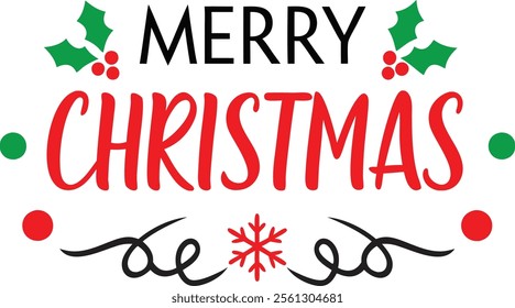 merry Christmas typography  Merry Christmas greetings, Christmas message, typography simple art