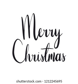 Merry Christmas typography style vector