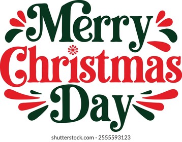 Merry Christmas typography t shirt design vector illustration