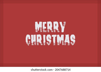 Merry Christmas typography text vector design.  Christmas t-shirt design 