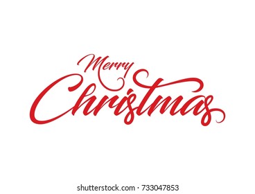 Merry Christmas Typography Vector 